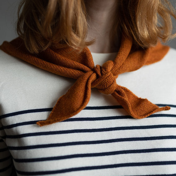 Rust Lambswool Neckerchief