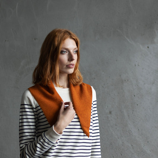 Rust Lambswool Neckerchief