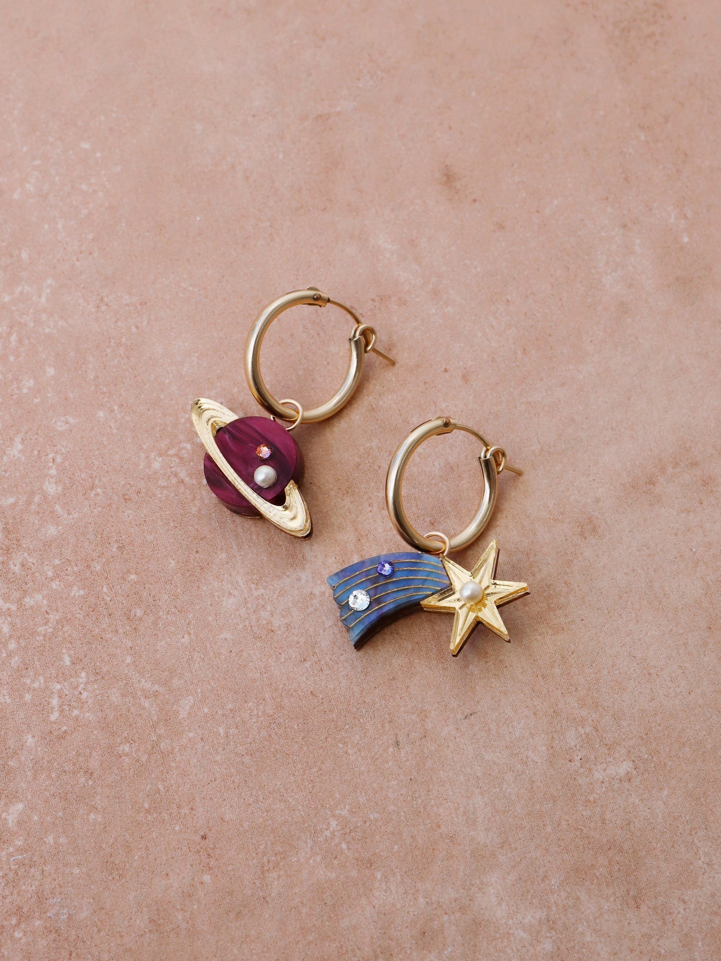 Shooting Star and Saturn Hoops