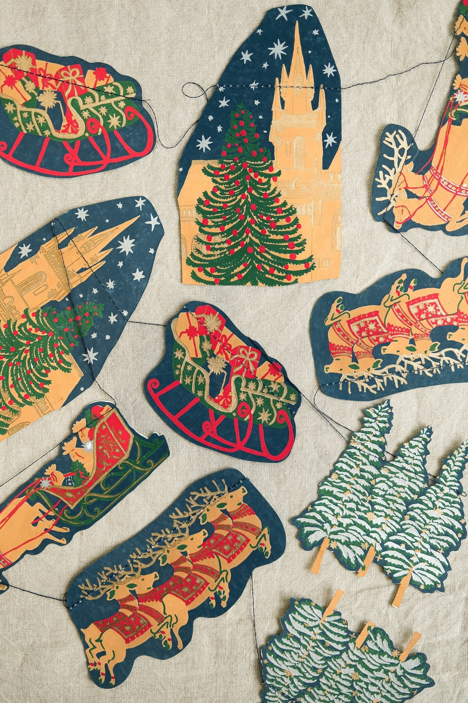 Festive Skyline Garland