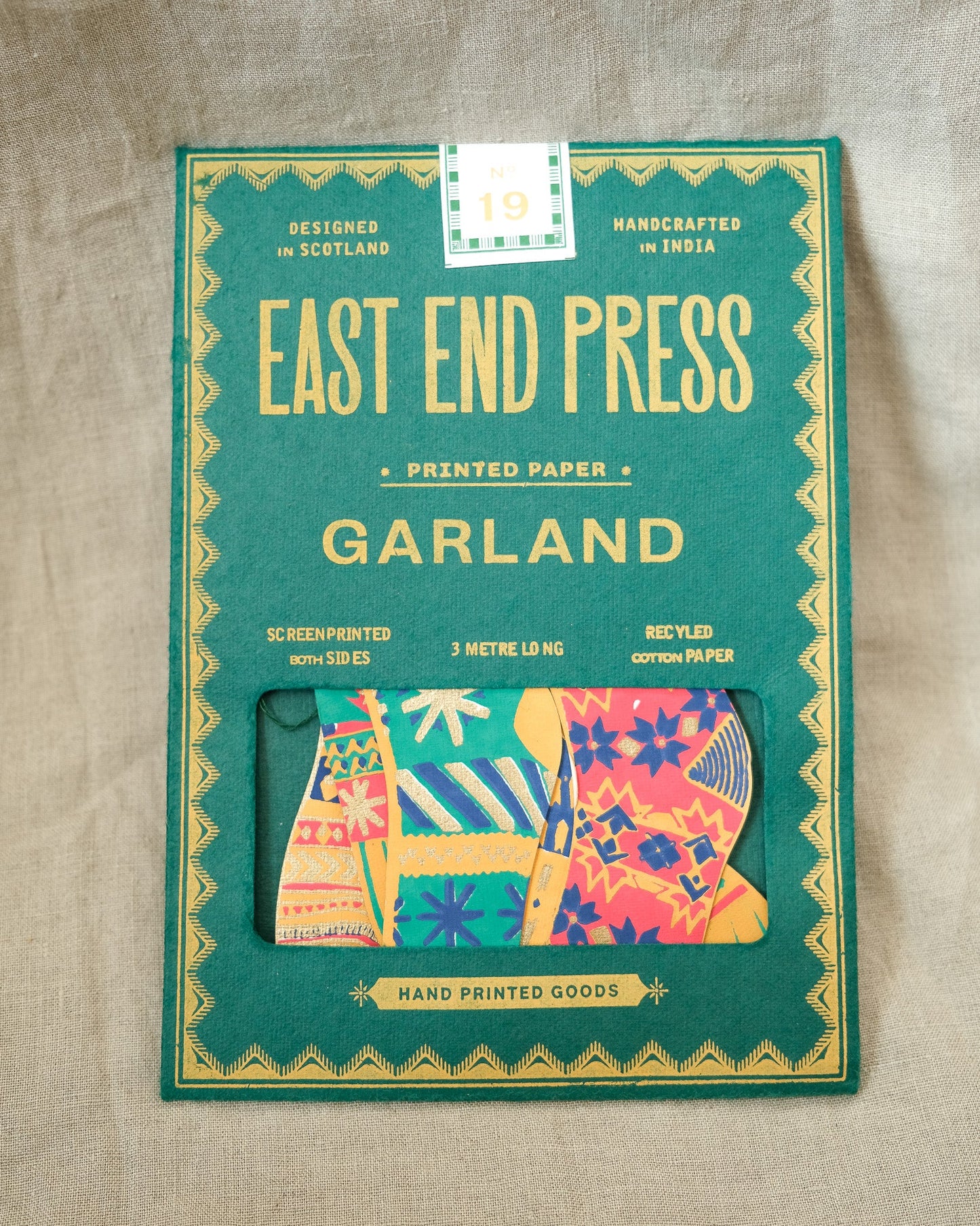 Festive Stockings Paper Garland