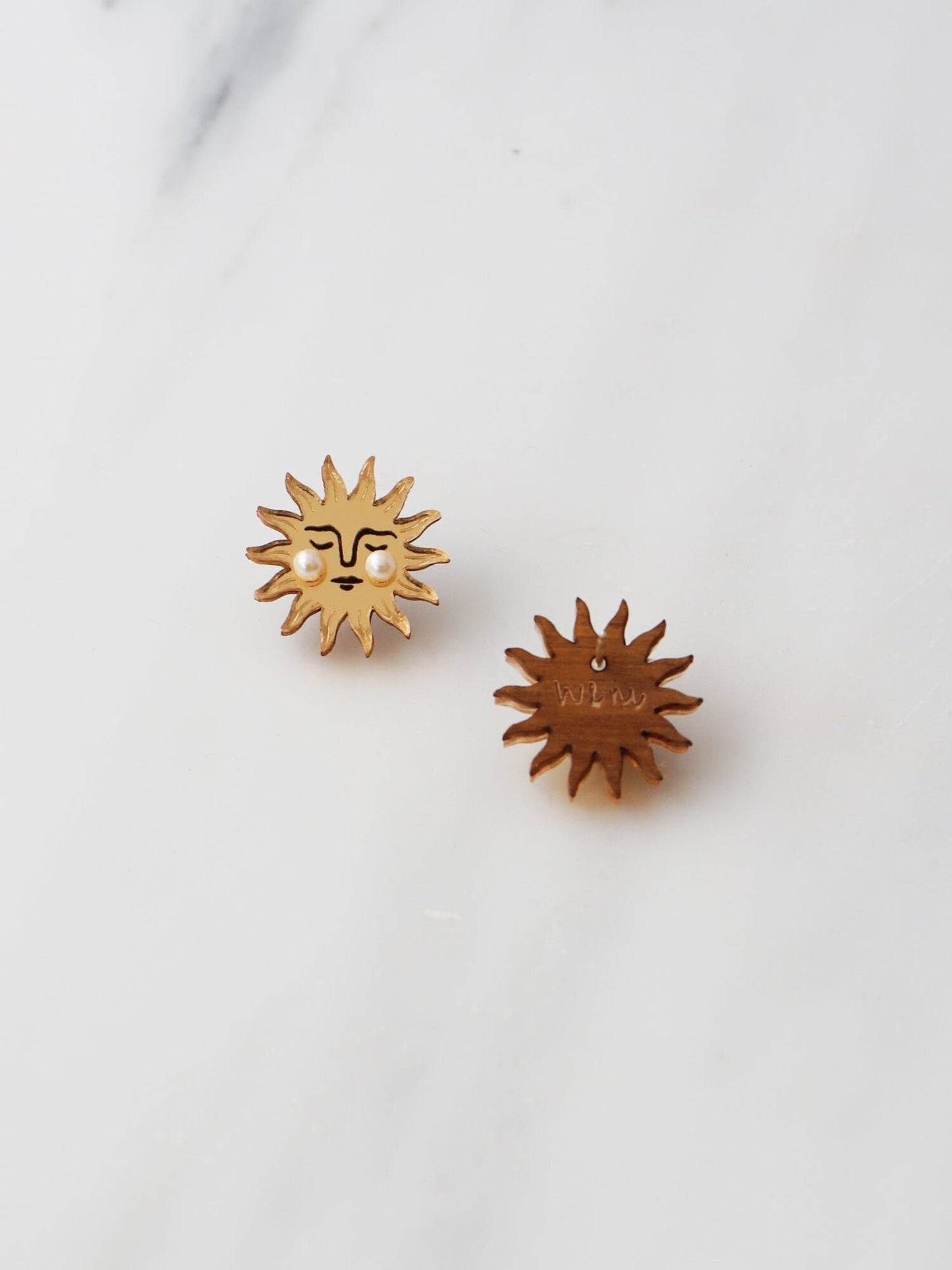 Sun Stud Earrings