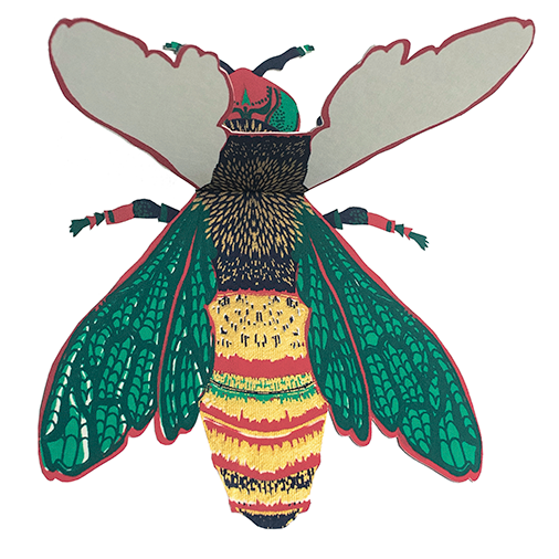 Wasp Greetings Card