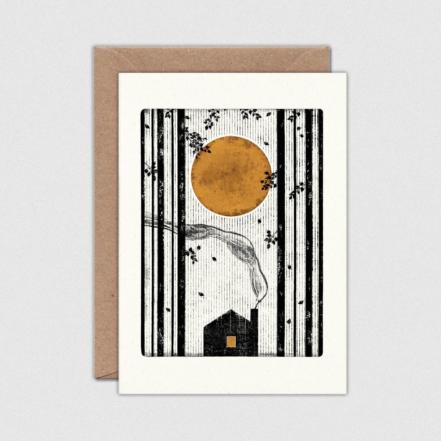 Smoky Cabin Individual Card (A6)