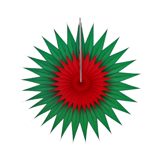 Christmas Pointed Duo Fan