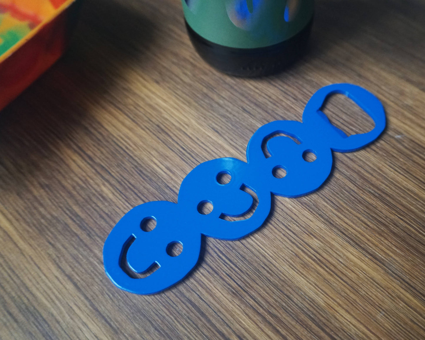 Blue Cheersie bottle opener