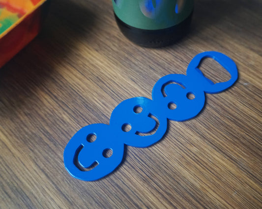 Blue Cheersie bottle opener