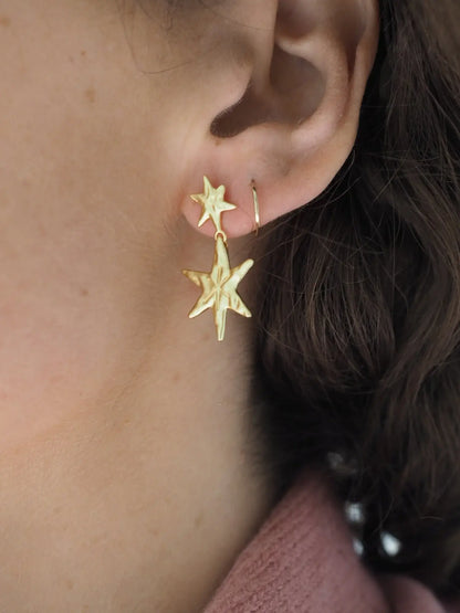 Coco Gold Star Earrings