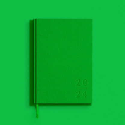 Blank Canvas 2024 Green A5 Diary