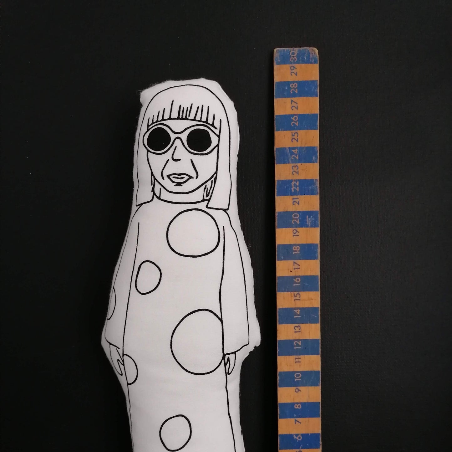 Yayoi Kusama - Sew Your Own doll craft kit: Full Kit with stuffing