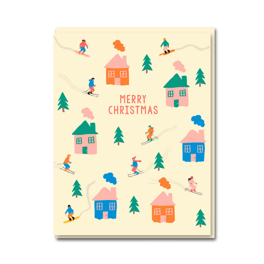 Christmas on the Slopes Card