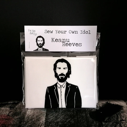 Keanu Reeves -Sew Your Own doll: FULL KIT with stuffing