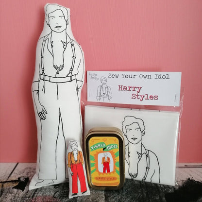 Harry Styles - Sew Your Own Doll craft kit: Full Kit with stuffing