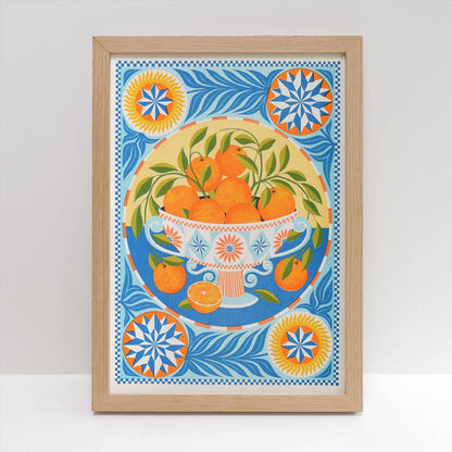 Orange Bowl - A3 Risograph Print