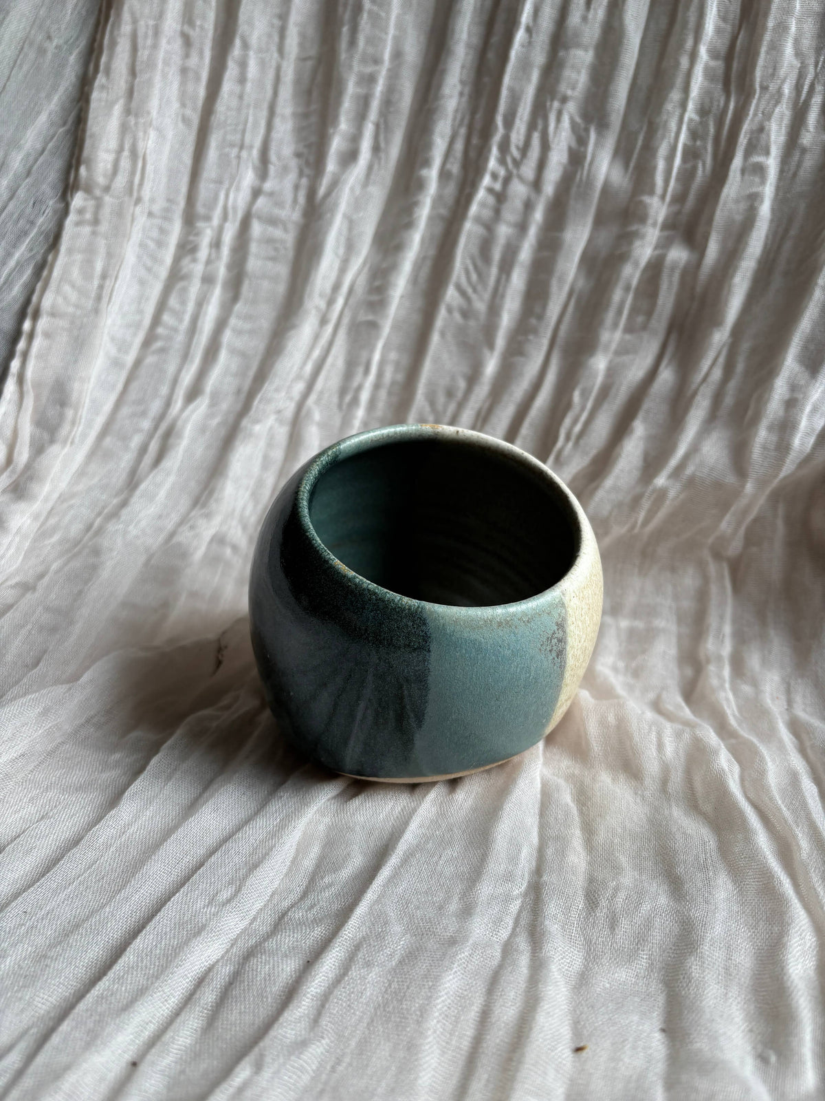 Mountains Ceramic Salt Pig