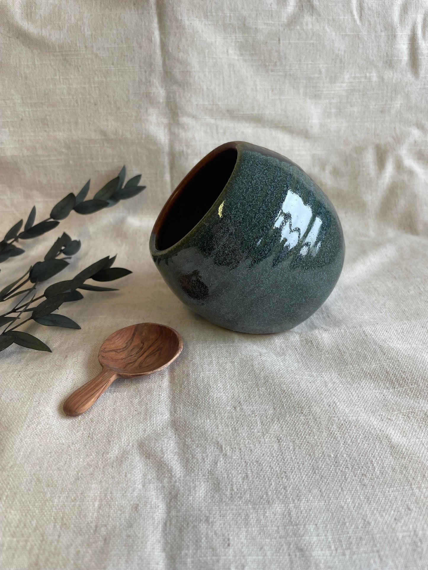 Earth Handmade Ceramic Salt Pig