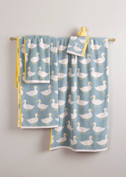 Waddling Ducks Organic Cotton Hand Towel