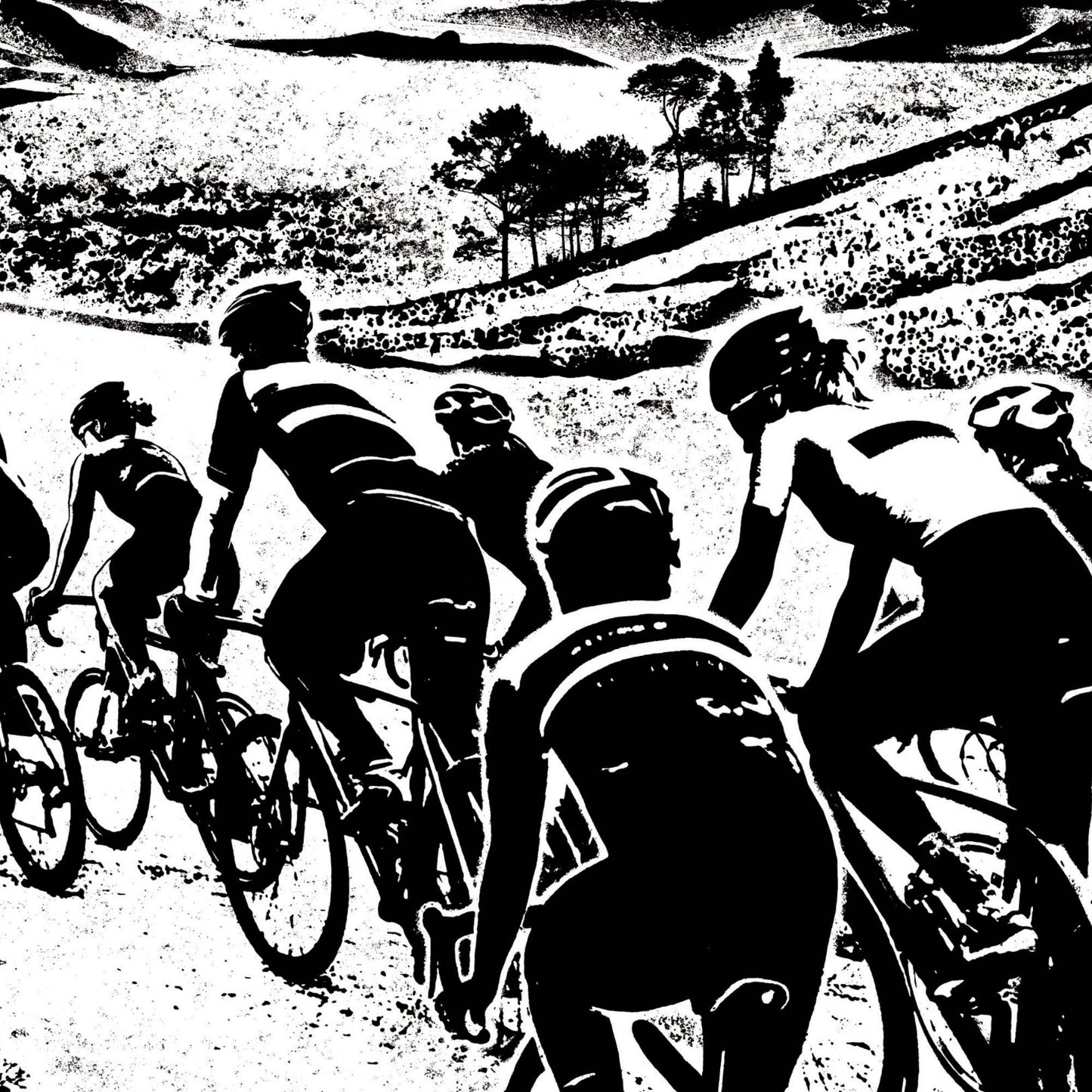 The Chase, A4 Digital Print