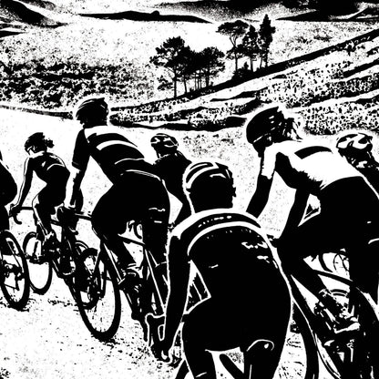 The Chase, A4 Digital Print