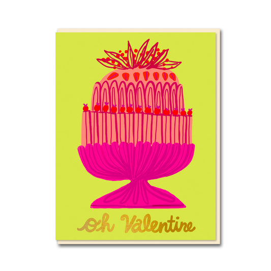 Valentine Cake Card