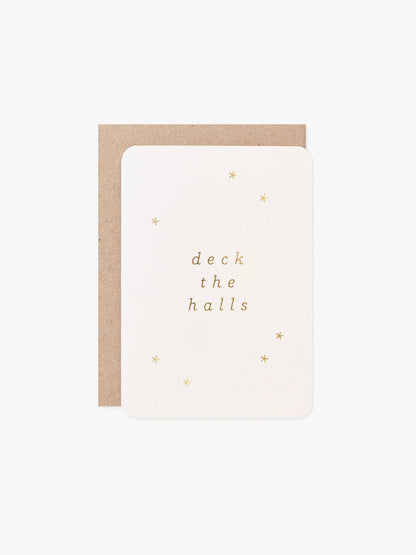 Deck The Halls Mini Christmas Card