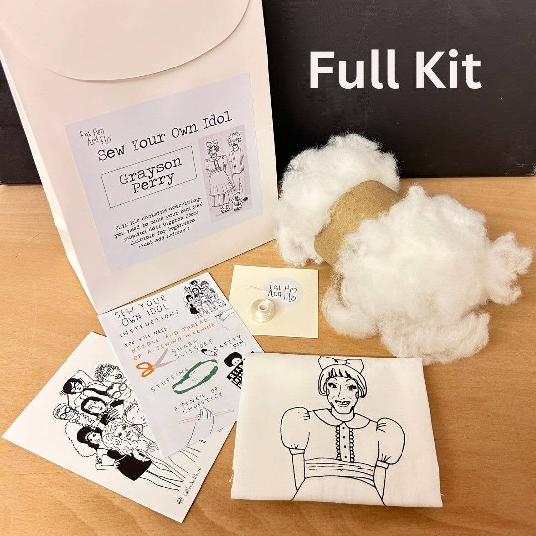 Yayoi Kusama - Sew Your Own doll craft kit: Full Kit with stuffing