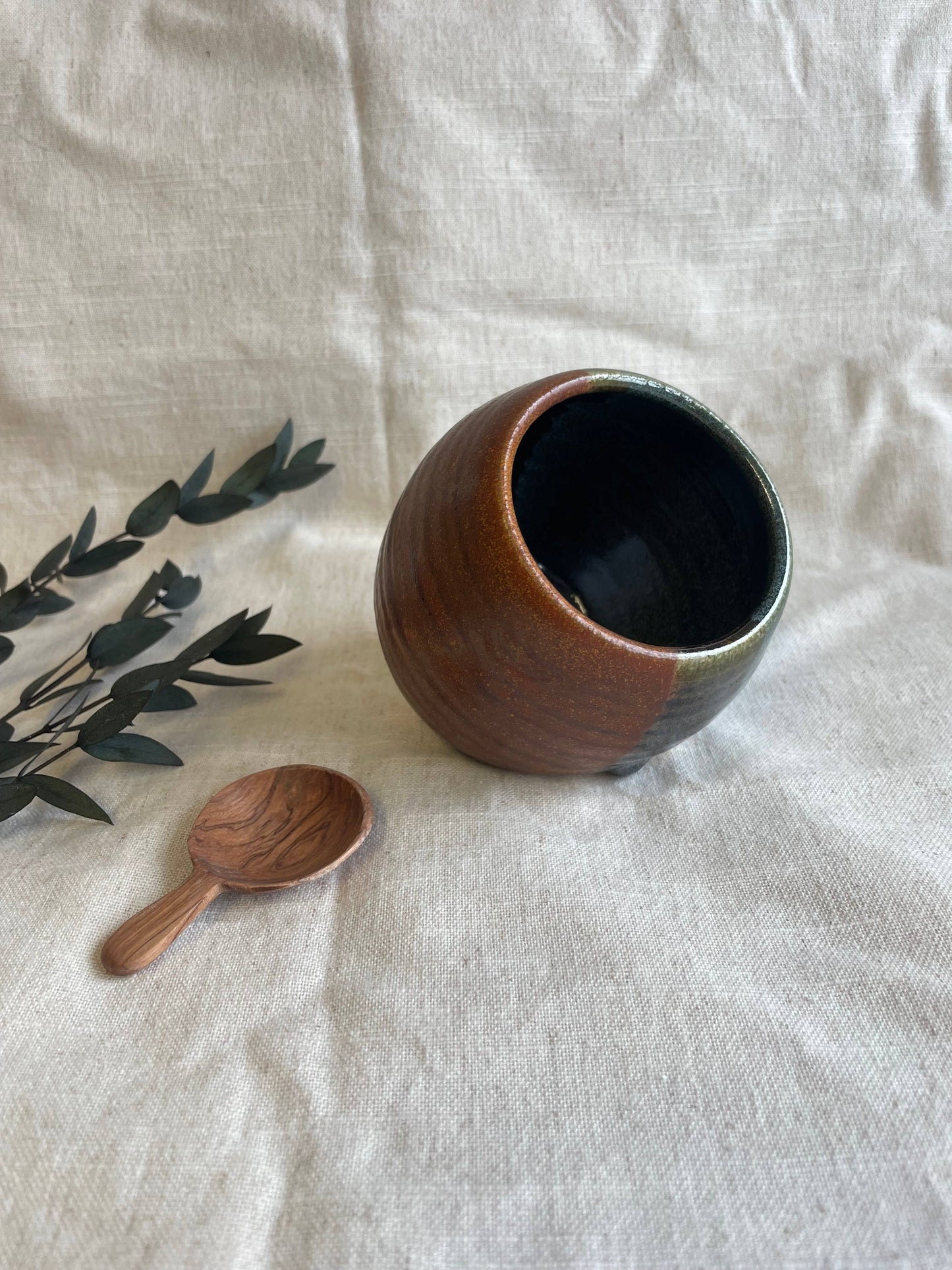 Earth Handmade Ceramic Salt Pig