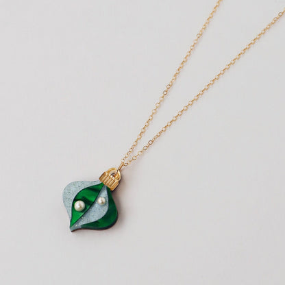 A Limited Edition Green Bauble Necklace