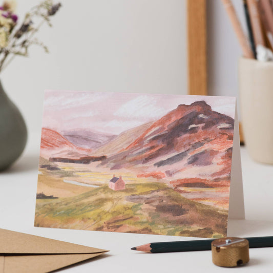 Rural Cottage - Landscape Card