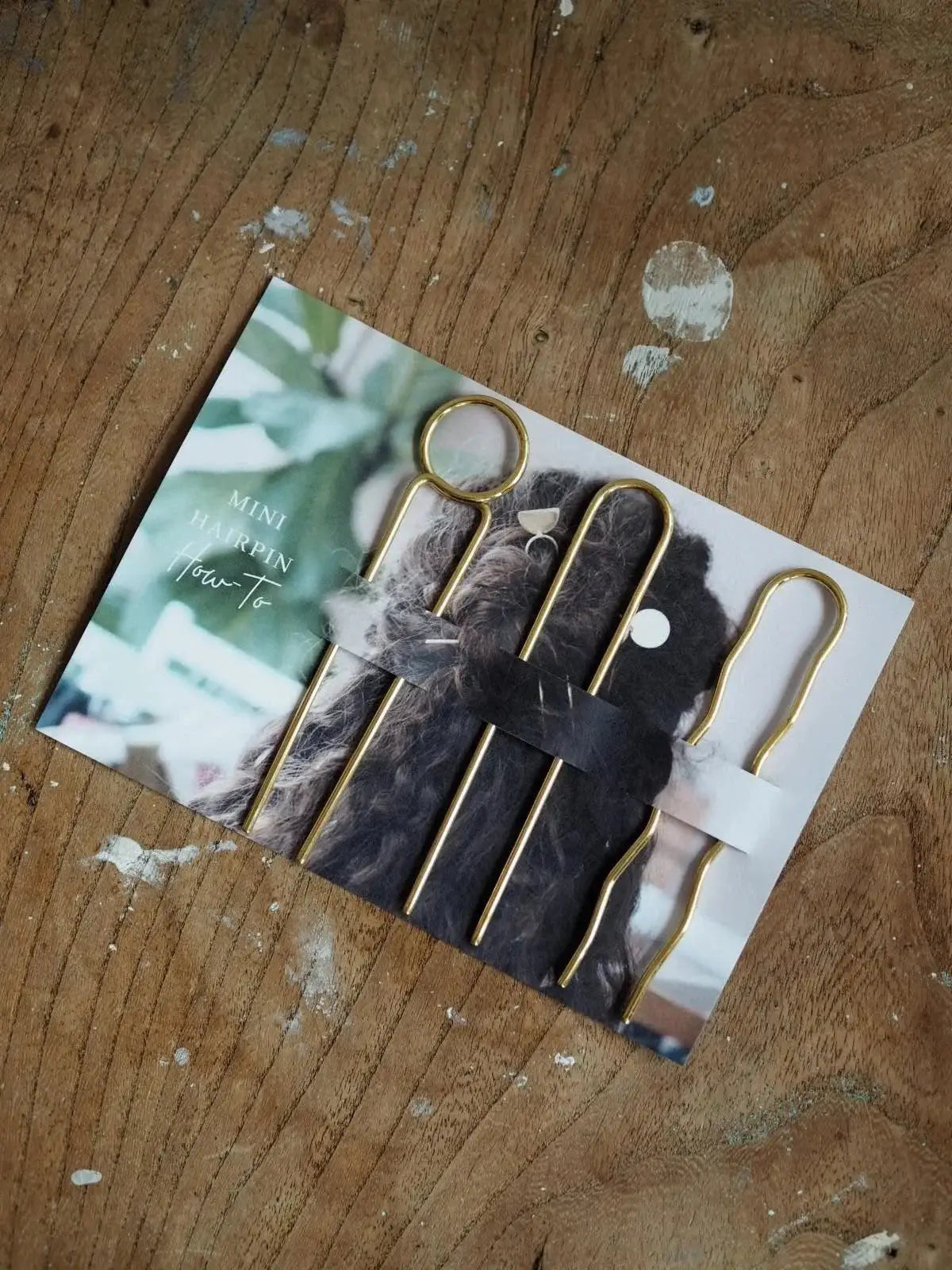 Mini-Pins Brass Hairpin Set of 3