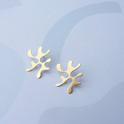 Flora Wavy Studs