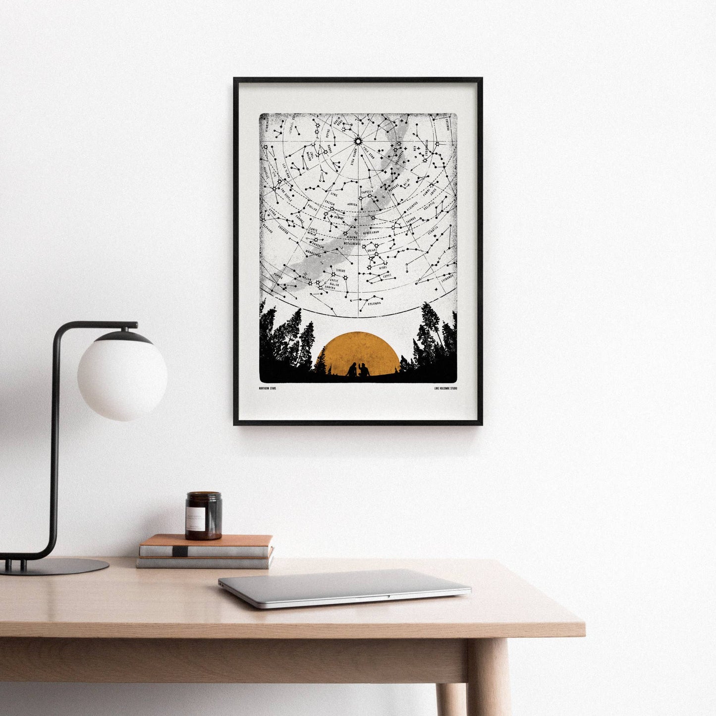 Northern Stars, Digital A4 Print