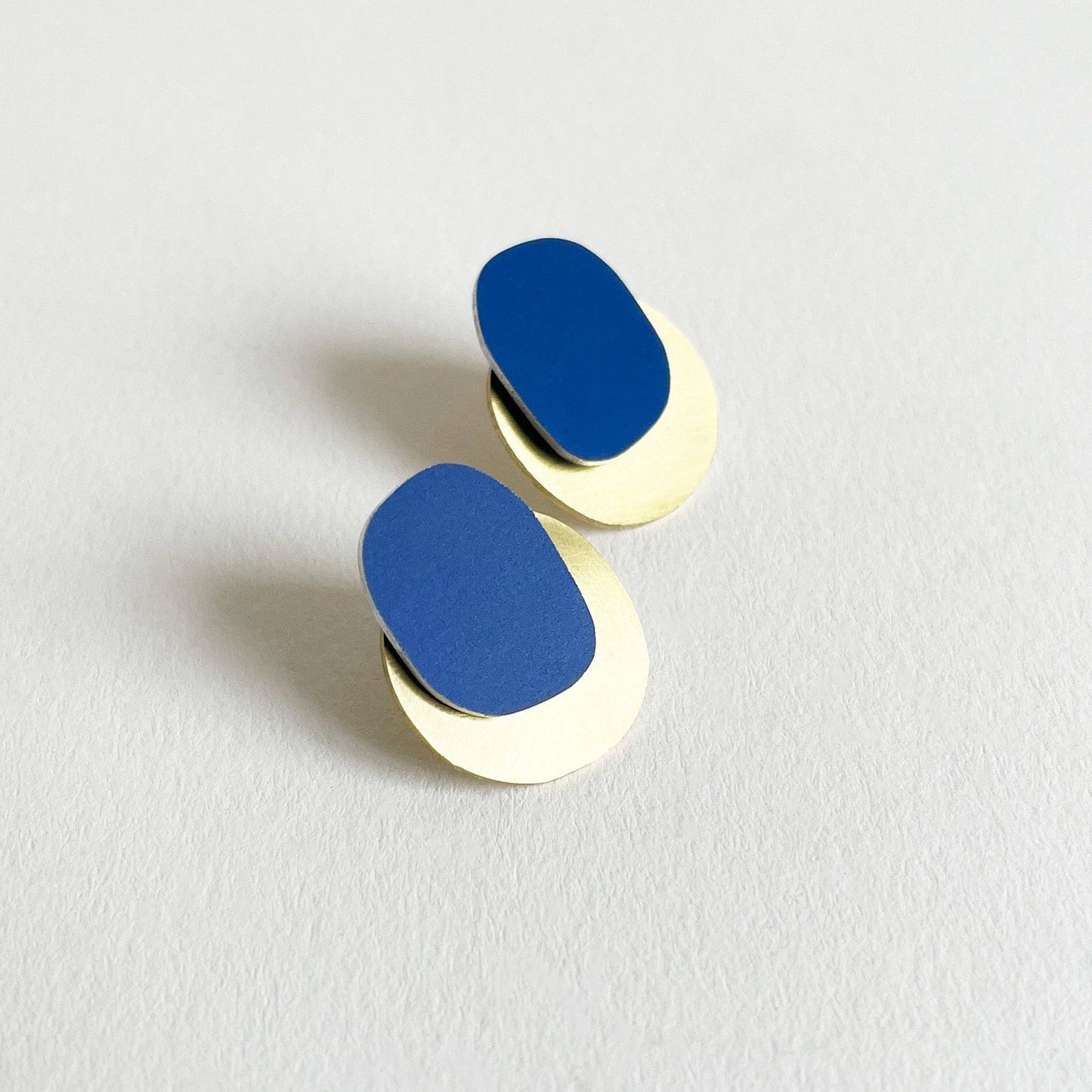 Brass Skim Earrings