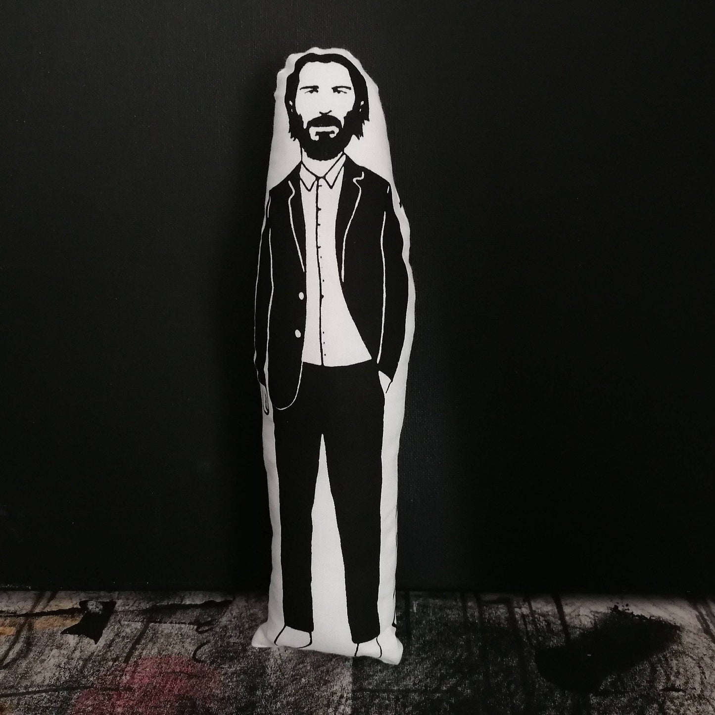 Keanu Reeves -Sew Your Own doll: FULL KIT with stuffing