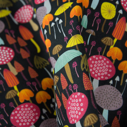 Toadstools and Mushrooms Tea Towel
