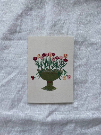 Parrot Tulips Mini Card