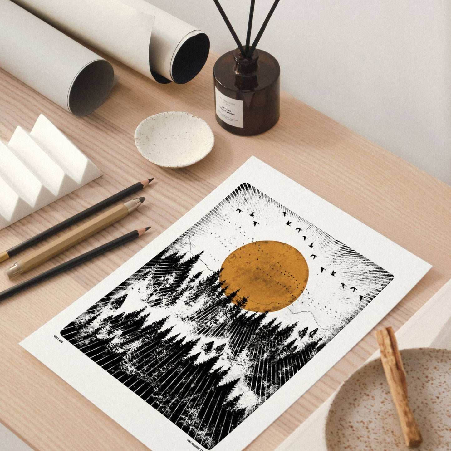 Forest View, A3 Digital Print