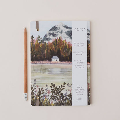 Bothy by the Lake - A5 Landscape Notebook