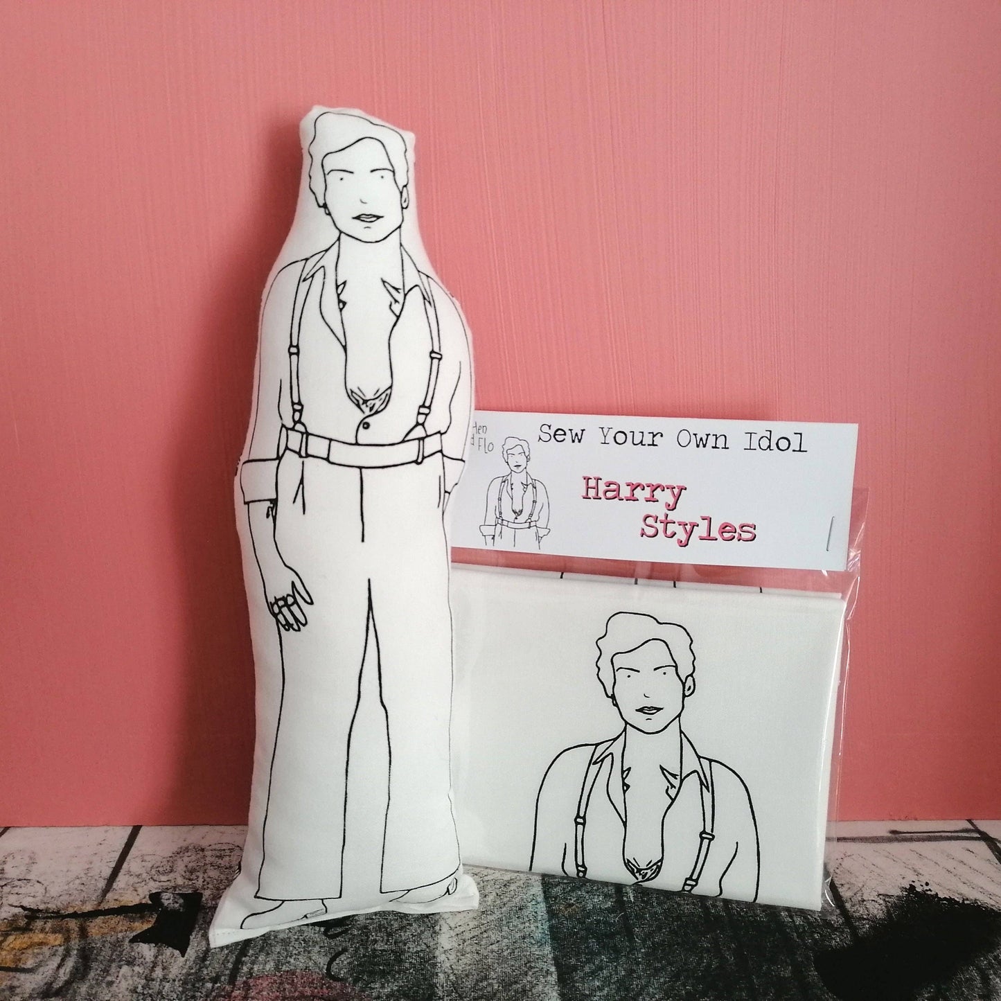 Harry Styles - Sew Your Own Doll craft kit: Full Kit with stuffing