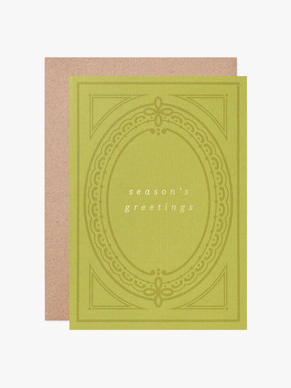 Seasons Greetings Christmas Card