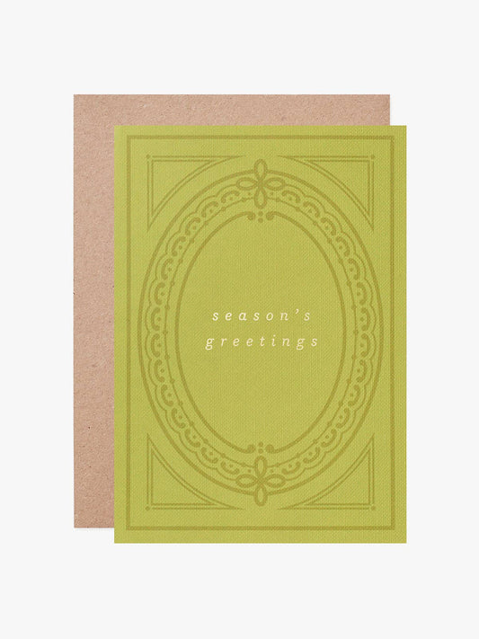 Seasons Greetings Christmas Card