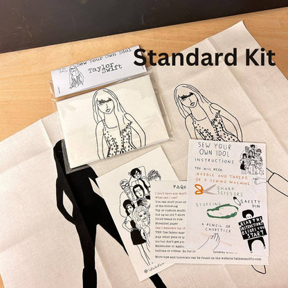 Yayoi Kusama - Sew Your Own doll craft kit: Full Kit with stuffing