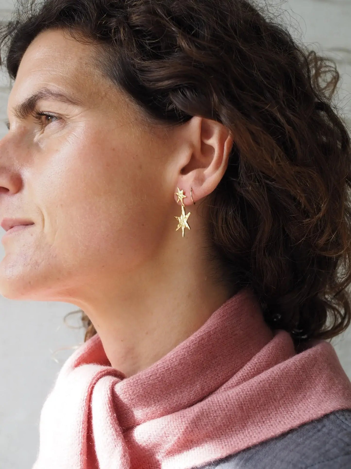 Coco Gold Star Earrings