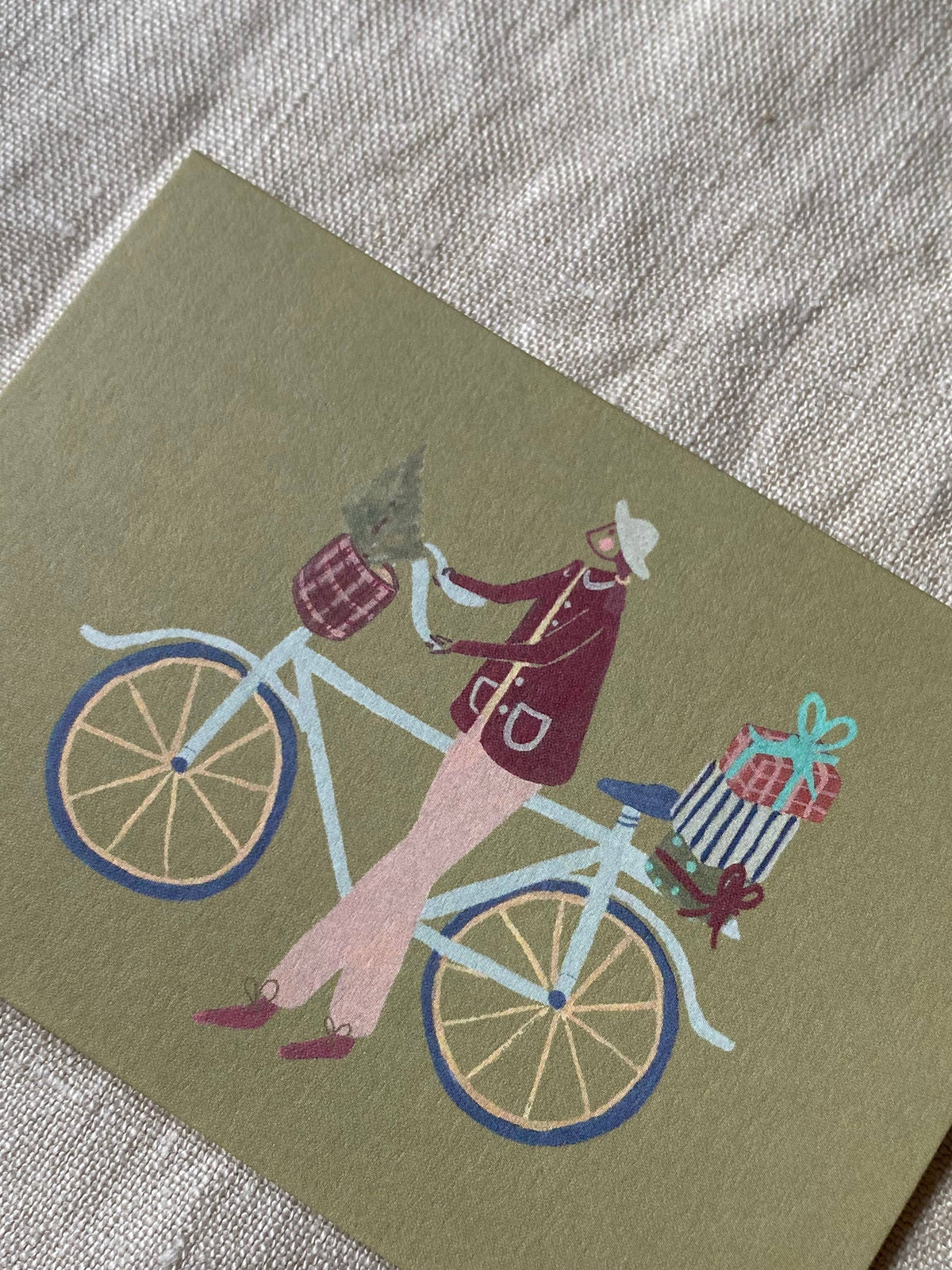Delivery! Mini Christmas card
