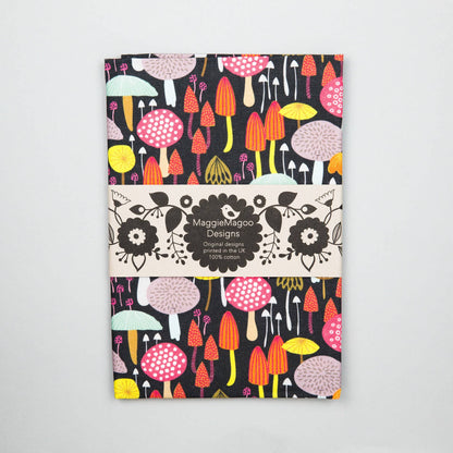 Toadstools and Mushrooms Tea Towel