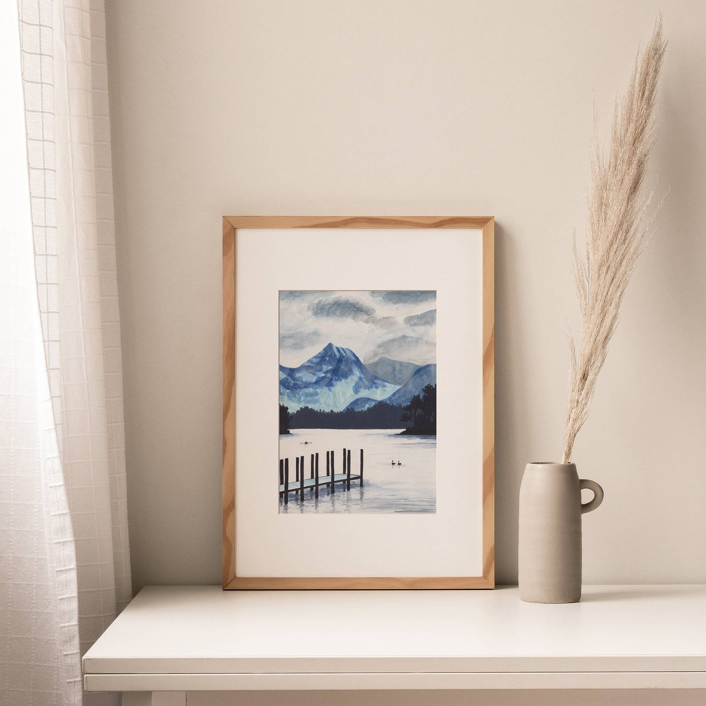 Derwentwater, Lake District - A4 Art Print