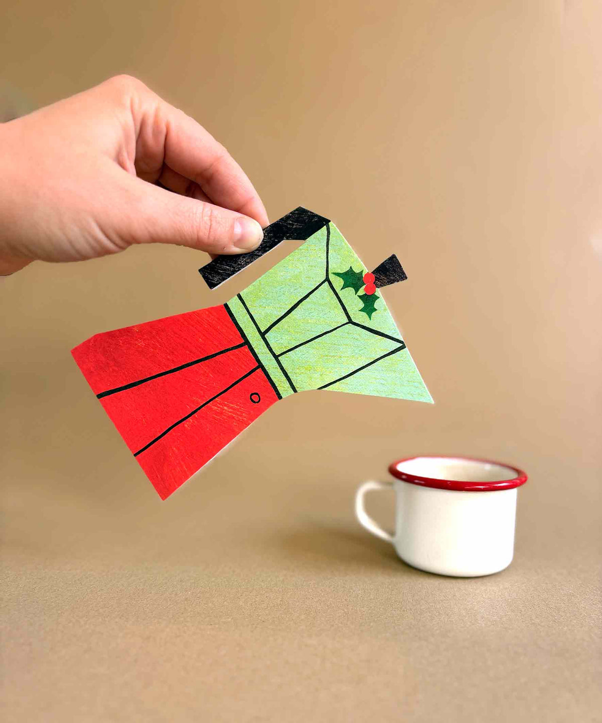 Christmas Coffee Pot Card
