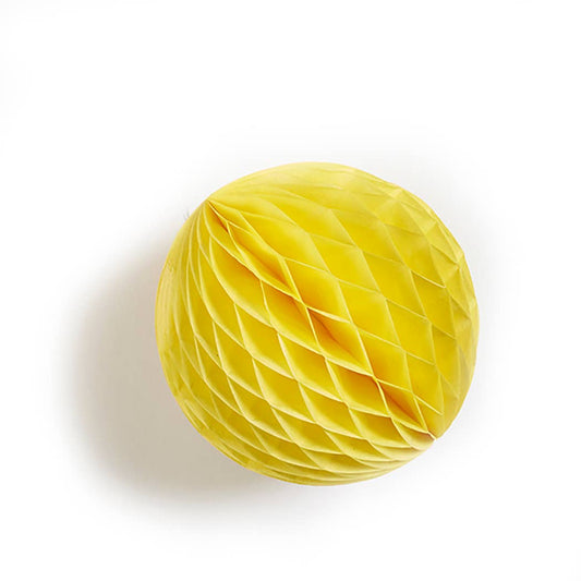 Paper Ball Decoration - Yellow