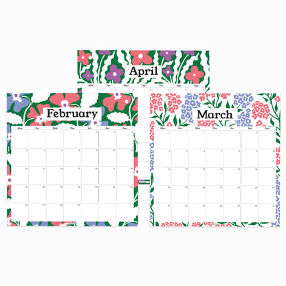 2025 Pinboard Calendar - Floral