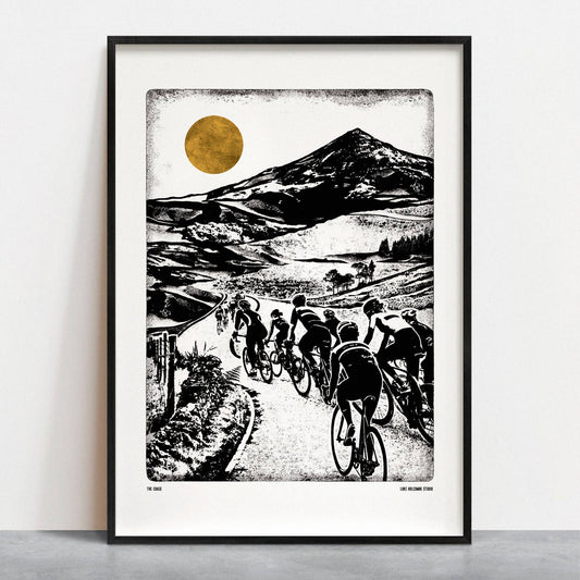 The Chase, A4 Digital Print